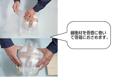 送骨供養